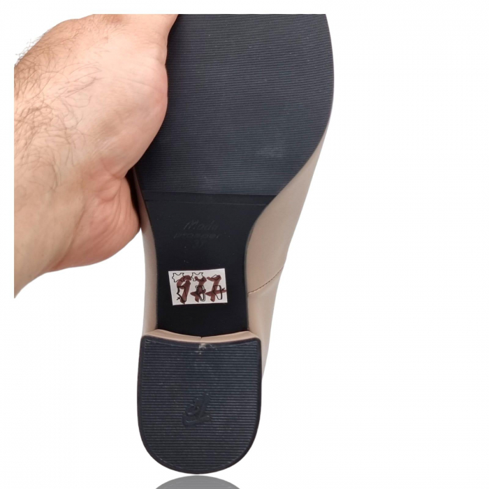 Pantofi Damă Eleganți Din Piele Naturală Cappuccino 3292 [6]