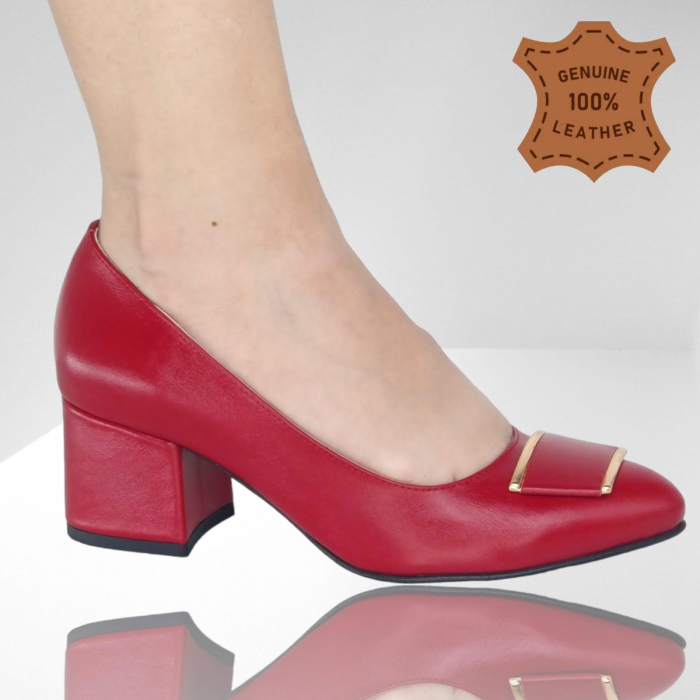 Pantofi Damă Eleganți Din Piele Naturală 3293 [2]