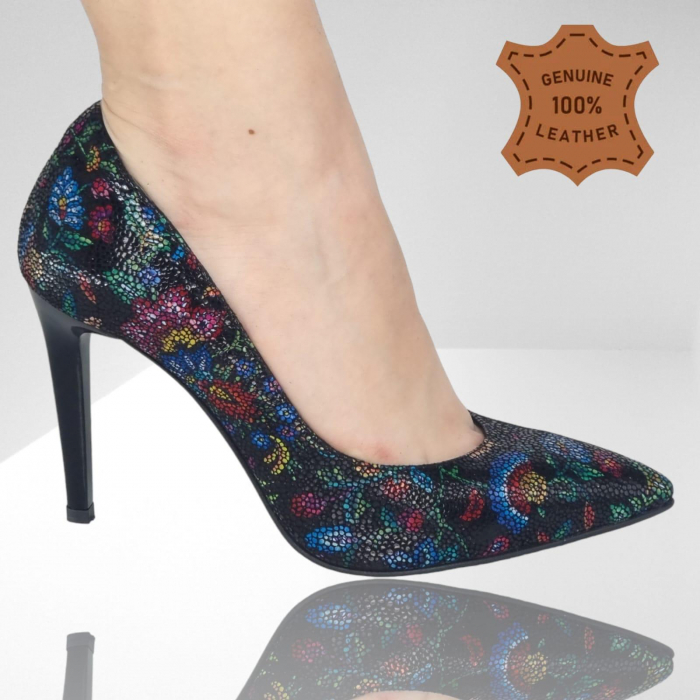 Pantofi Damă Eleganți Din Piele Naturală 3301 [2]