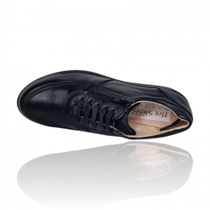 Pantofi Damă Casual Confort Din Piele Naturală Neagră 5009 [7]