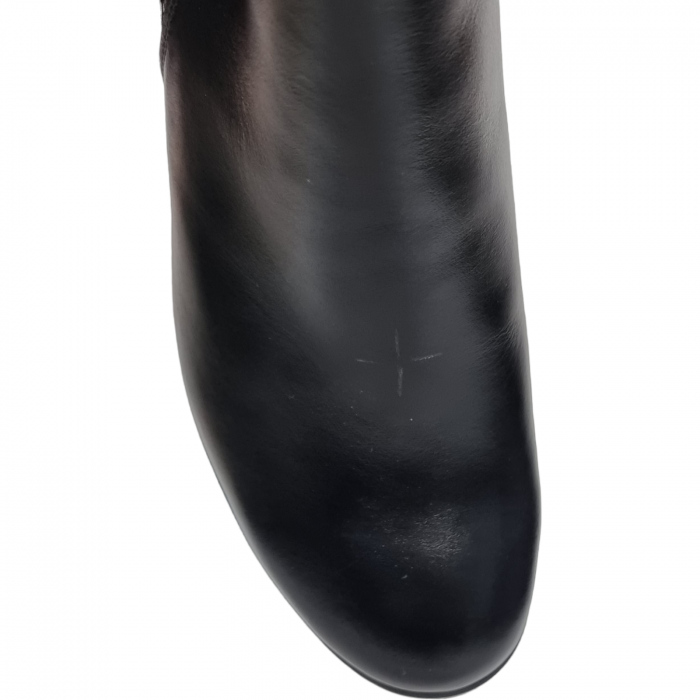 Ghete Damă Elegante Din Piele Naturală Neagră 9528 [3]