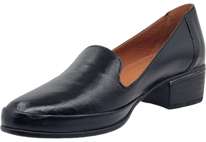 Pantofi Damă Casual Din Piele Naturală Neagra  5093 [3]