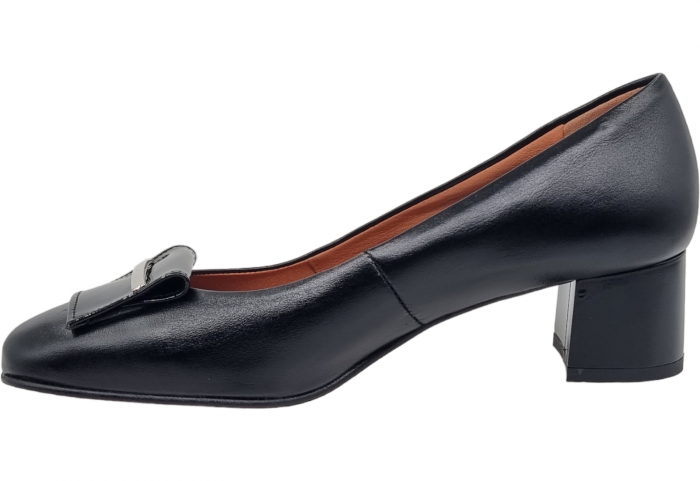 Pantofi Damă Eleganți Din Piele Naturală Neagră 3118 [3]