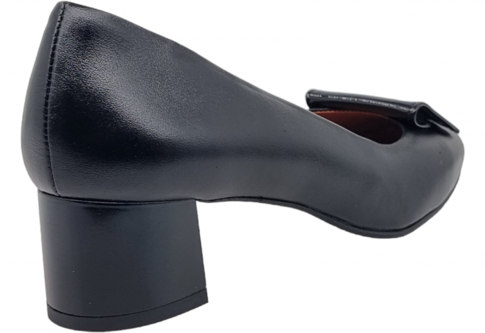 Pantofi Damă Eleganți Din Piele Naturală Neagră 3118 [4]