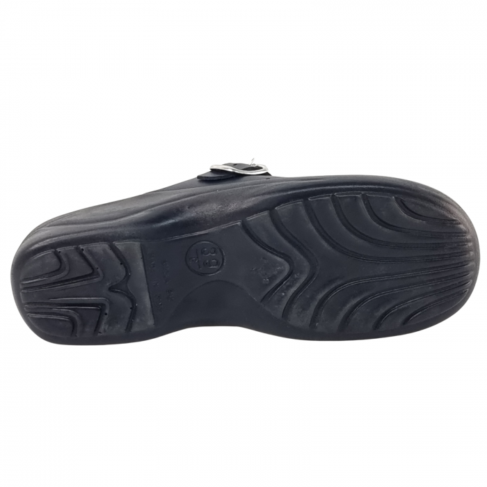Saboți Sanitari Damă Din Piele Naturală Blue 7003 [2]