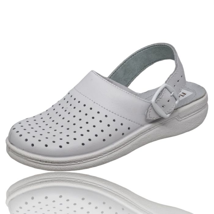 Sandale Sanitare Damă Din Piele Naturală 7014 [3]