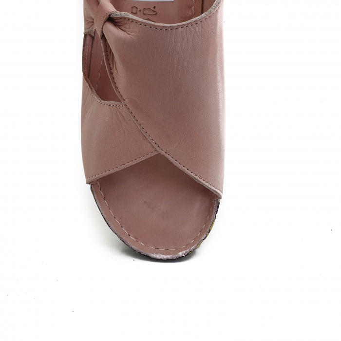 Sandale Damă Casual Confort Din Piele Naturală Nude 6139 [4]