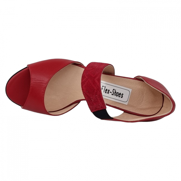 Sandale Damă Elegante  Din Piele Naturală 6583 [11]