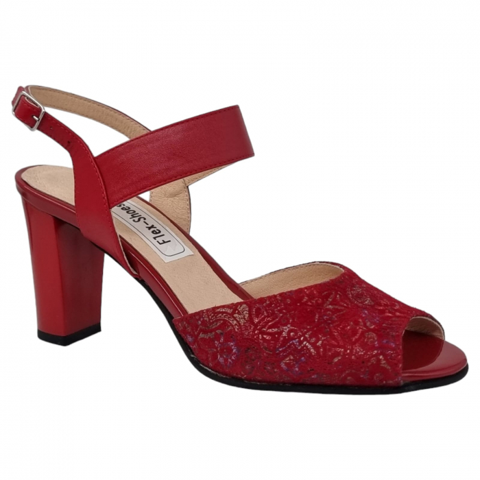 Sandale Damă Elegante Din Piele Naturală 6584 [12]