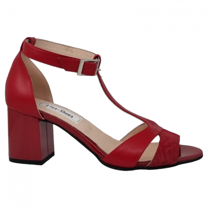 Sandale Damă Elegante Din Piele Naturală 6585 [9]