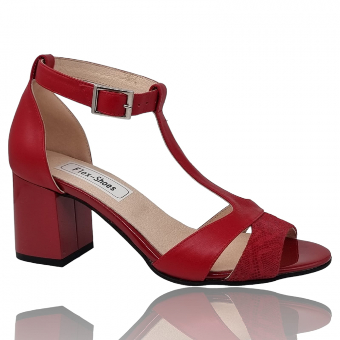 Sandale Damă Elegante Din Piele Naturală 6585 [3]