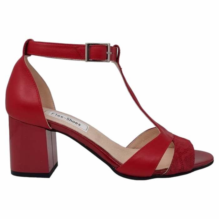 Sandale Damă Elegante Din Piele Naturală 6585 [16]