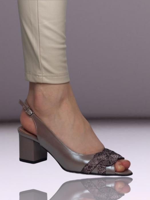 Sandale Damă Elegante Din Piele Naturală 6628 [2]