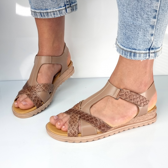 Sandale pentru femei, din piele naturala COD-1420 [3]