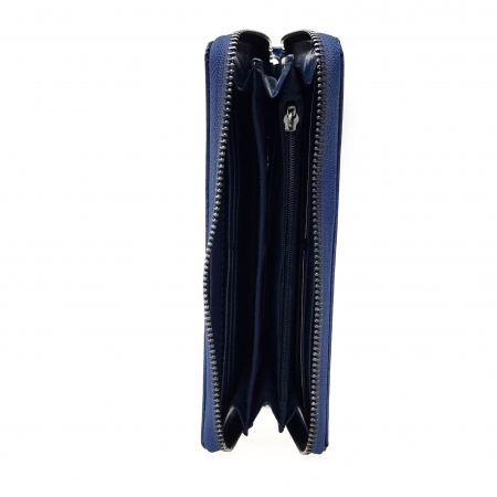 Portofel Damă Din Piele Naturală Blue 10509 [1]
