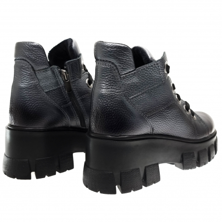 Ghete Damă Casual Din Piele Naturală Gri 8599 [4]