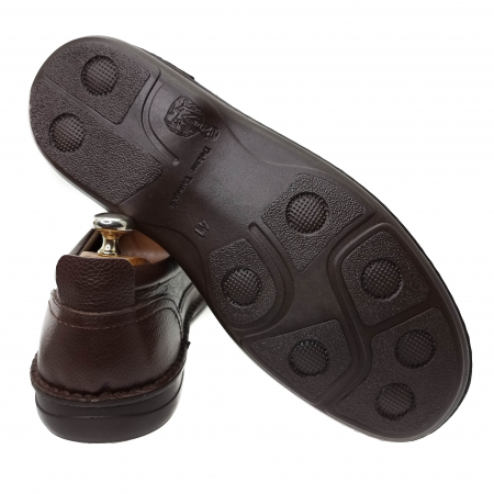 Pantofi Bărbați Din Piele Naturală Perforată Maro 1229 [3]