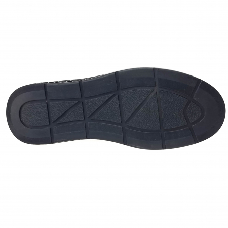 Pantofi Bărbați Casual Din Piele Naturală Neagră 1237 [3]