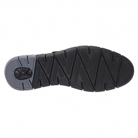 Pantofi sport din piele naturala pentru barbati NEGRU COD-1239 [3]