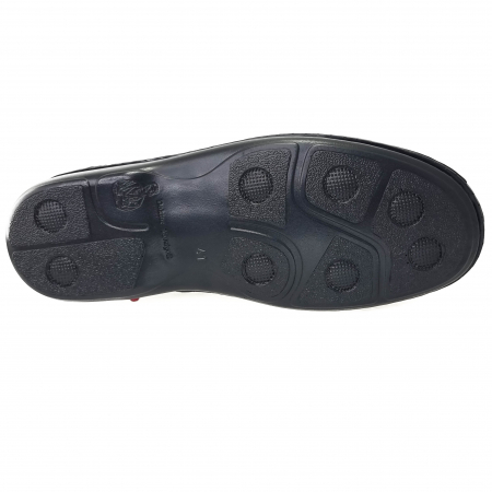 Pantofi casual din piele naturala pentru barbati NEGRU COD-1250 [2]