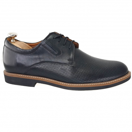 Pantofi Bărbați Casual Din Piele Naturală Neagră 1252 [1]