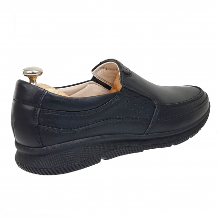 Pantofi Bărbați Casual Din Piele Naturală Neagră 1263 [2]