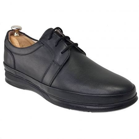 Pantofi Bărbați Casual Din Piele Naturală Neagră 1264 [1]