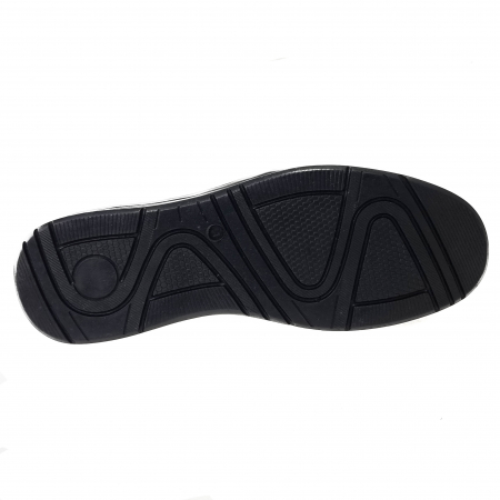 Pantofi CASUAL din piele naturala pentru barbati NEGRU COD-1264 [4]