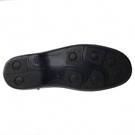 Pantofi CASUAL din piele naturala pentru barbati NEGRU COD-1265 [3]