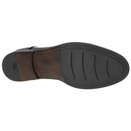 Pantofi din piele naturala pentru barbati NEGRU COD-1279 [3]