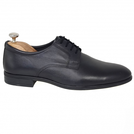 Pantofi Bărbați Eleganți Din Piele Naturală Neagră 1284 [6]