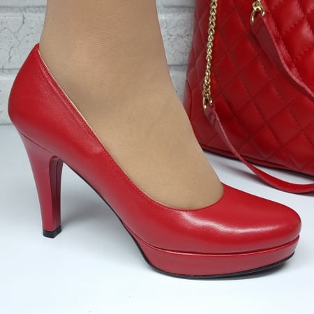 Pantofi Eleganti Pentru Femei - Pantofi Damă Eleganți Din Piele Naturală  3055