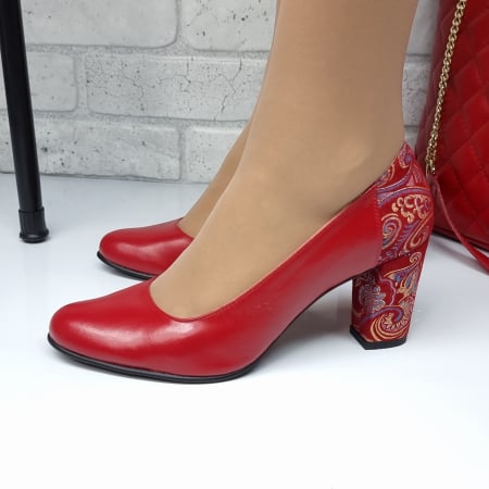 Pantofi Eleganti din piele naturala COD-1352 [2]