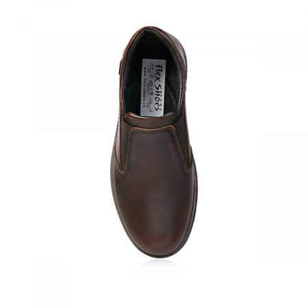 Pantofi Bărbați Casual Confort Din Piele Naturală Maro 359 [1]