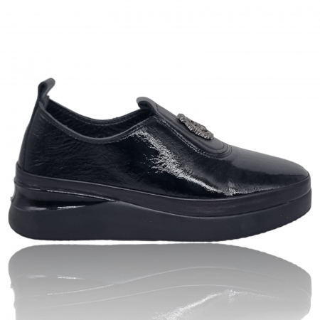 Pantofi Eleganti Pentru Femei - Pantofi Damă Casual Confort Din Piele 5266