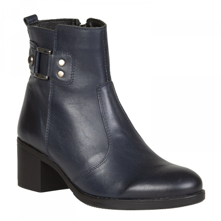 Ghete ,Botine ,Cizme - Ghete Damă Casual Din Piele Naturală Blue 8528