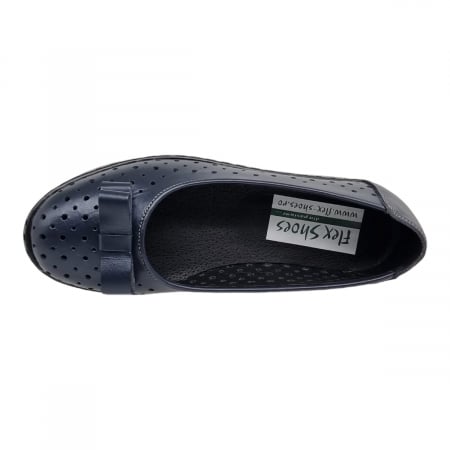Balerini Damă Din Piele Naturală Bleumarin 8050 [2]