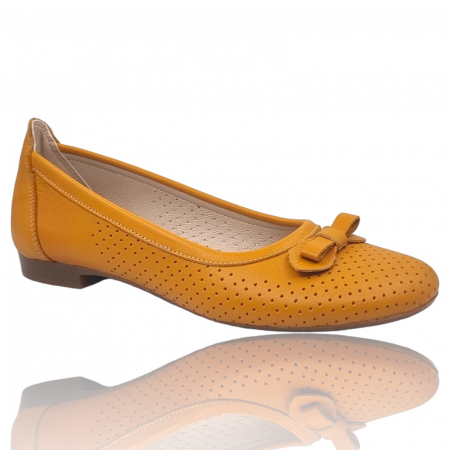 Balerini Damă Din Piele Naturală Galbenă 15201 [4]