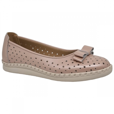 Balerini Damă Din Piele Naturală Nude 8051 [3]