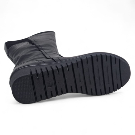 Cizme Damă Lungi Din Piele Naturală Neagră  35131 [5]