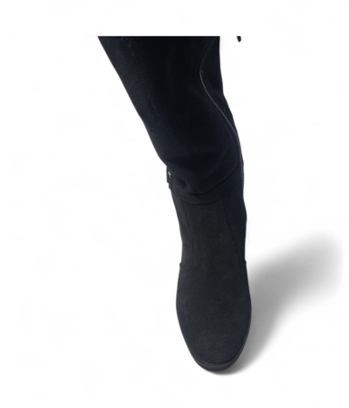 Cizme Damă Lungi Din Piele Naturală Neagră Vel 35133 [3]