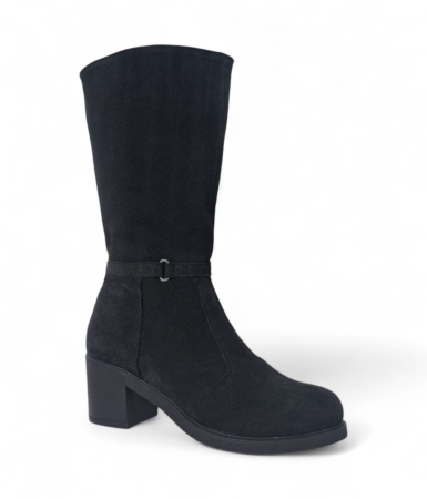 Cizme Damă Lungi Din Piele Naturală Neagră Vel 35133 [1]