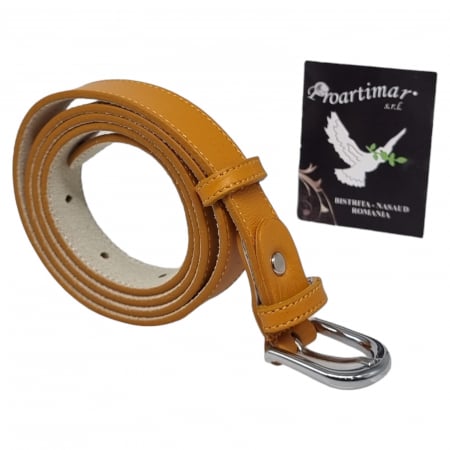 Accesorii Pentru Femei - Curea Damă Din Piele Naturală  Fabricat în România 12001