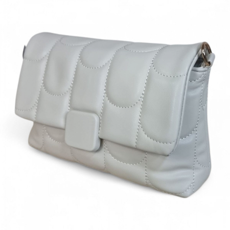 Geanta din piele ecologică crem 1071-2 [2]