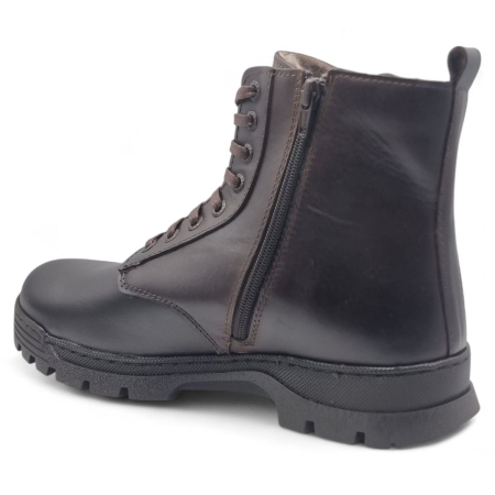 Ghete Bărbați Casual Din Piele Naturală De Culoare Maro 45126 [3]