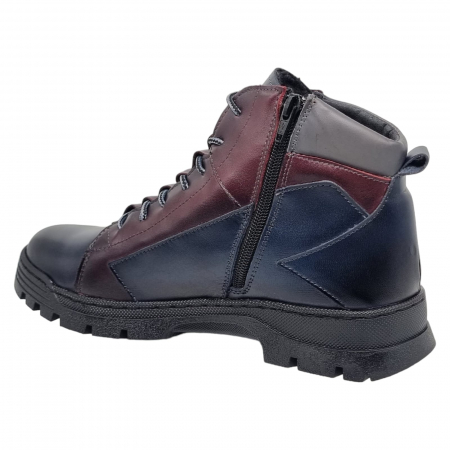Ghete Bărbați Din Piele Naturală De Culoare Blue 552 [1]