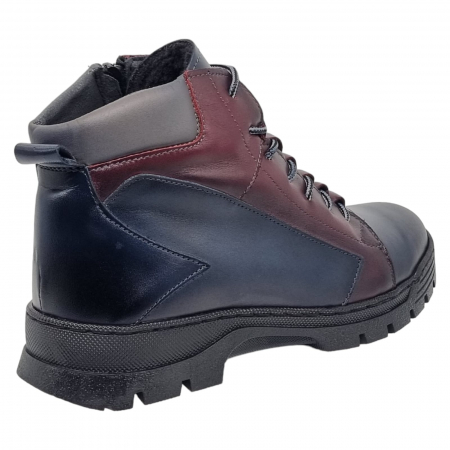 Ghete Bărbați Din Piele Naturală De Culoare Blue 552 [6]