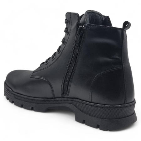 Ghete Bărbați Casual Din Piele Naturală De Culoare Neagra 45127 [1]