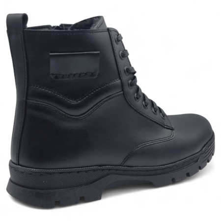 Ghete Bărbați Casual Din Piele Naturală De Culoare Neagra 45128 [2]