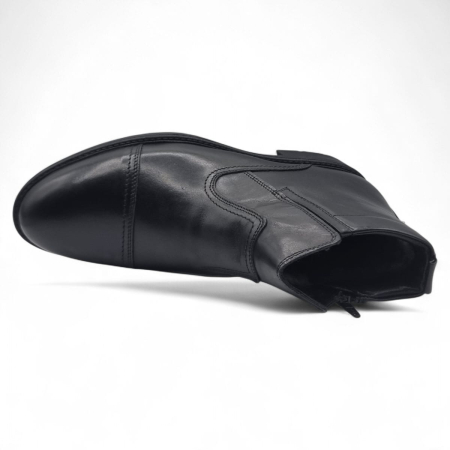 Ghete Bărbați Elegante Din Piele Naturală Culoare Neagră 50130 [5]